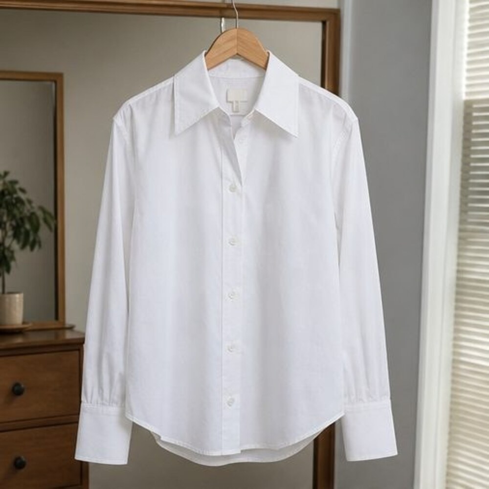 Camel Button Blouse